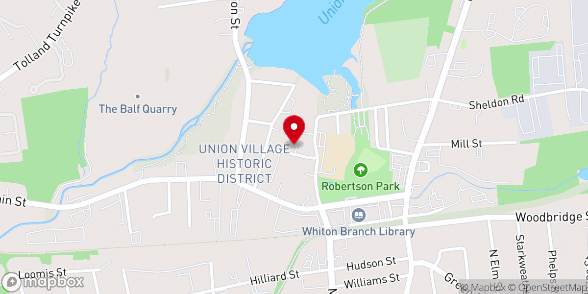 Map showing location of St. John's Polish National Catholic Church