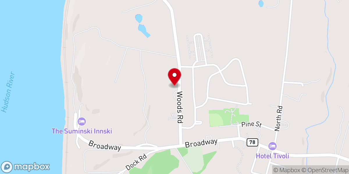 Map showing location of St. Paul’s & Trinity Parish