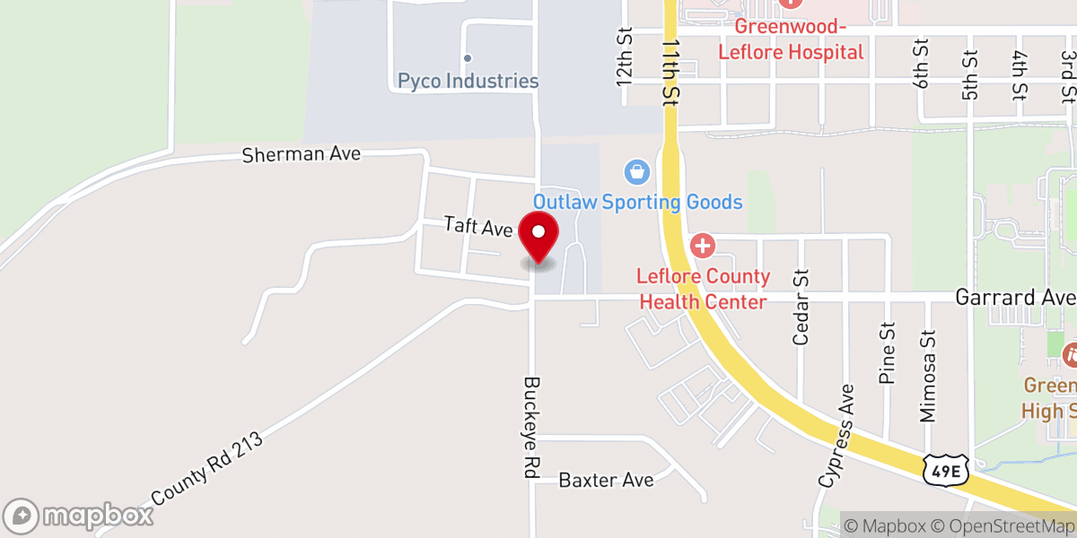 Map showing location of Greater Joy Temple