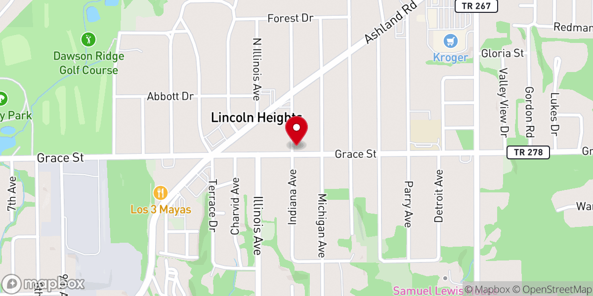 Map showing location of First Church of the Brethren, llc