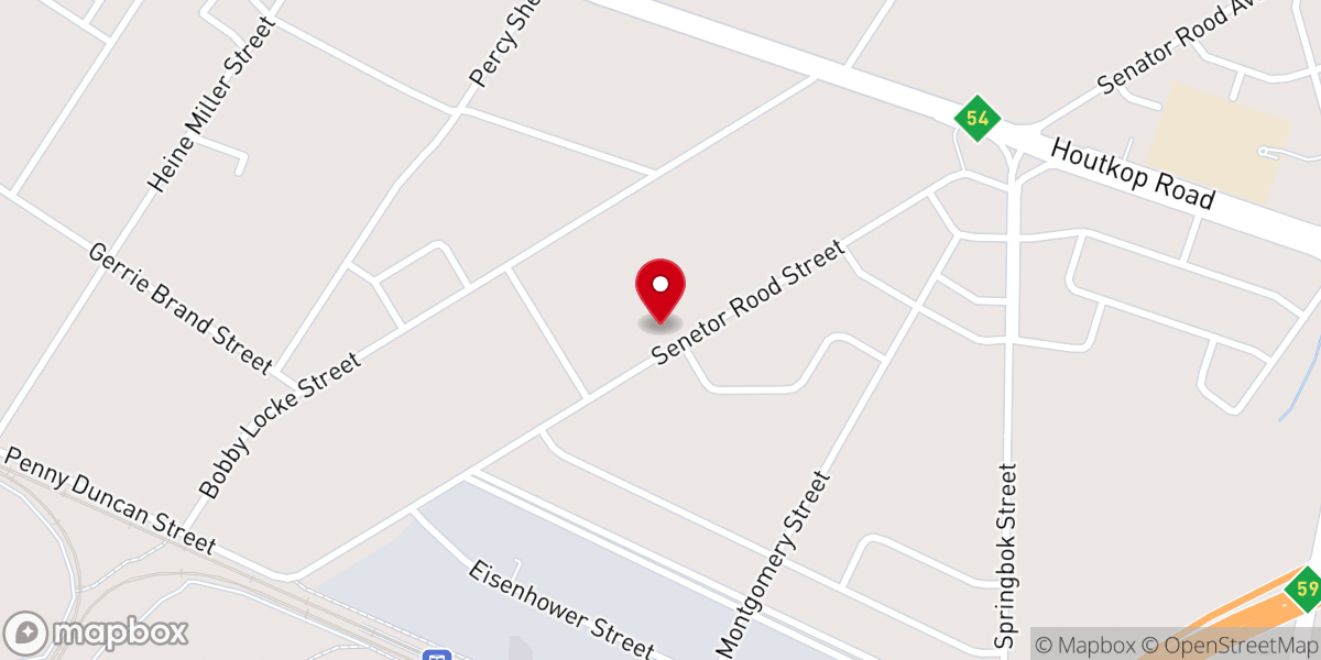 Map showing location of Change Bible Church Vereeniging