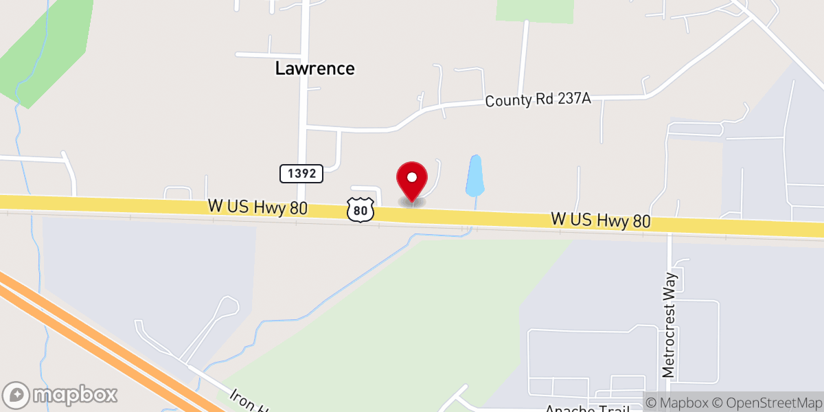 Map showing location of Gospel Chapel Church