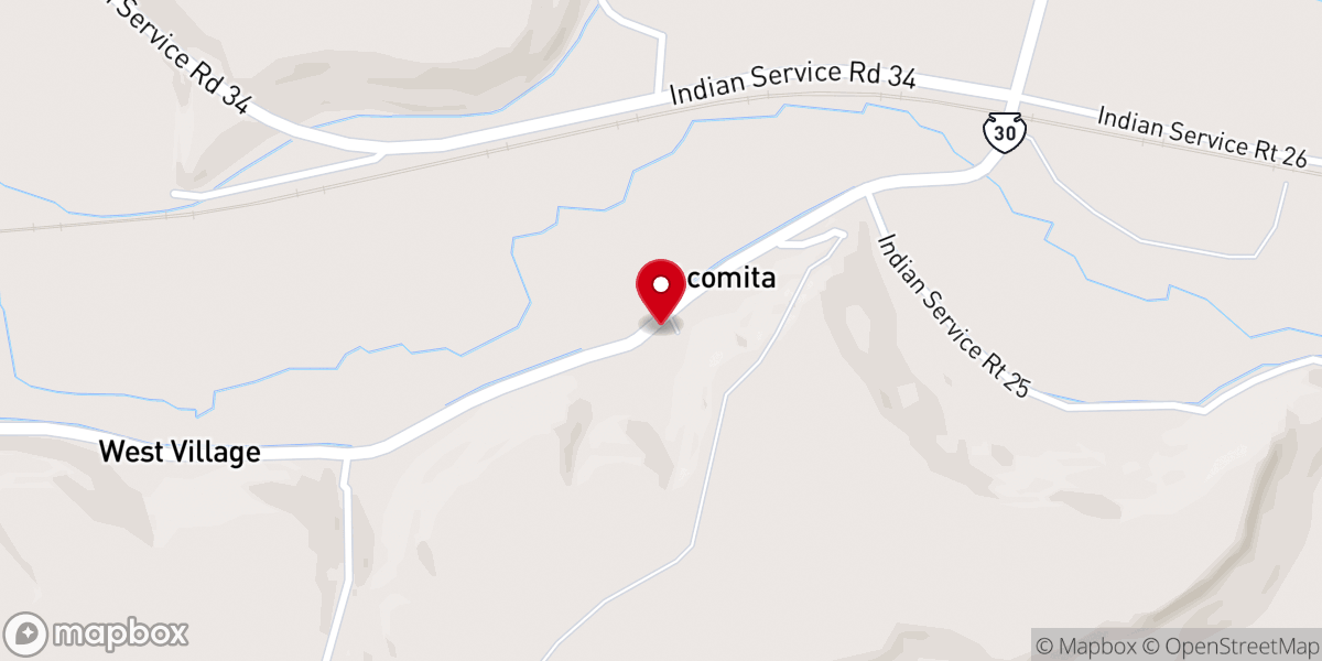 Map showing location of Saint Anne Catholic Mission