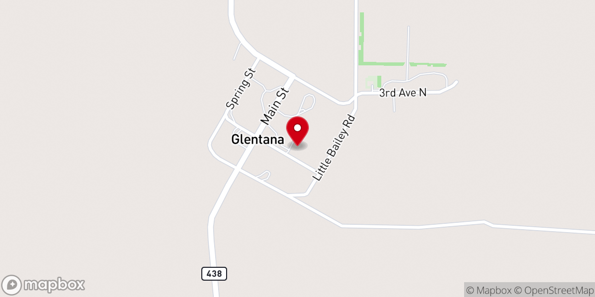Map showing location of Holy Family Catholic Church