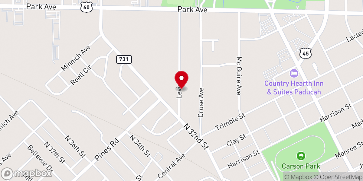 Map showing location of Miles Chapel Christian Methodist Episcopal Church