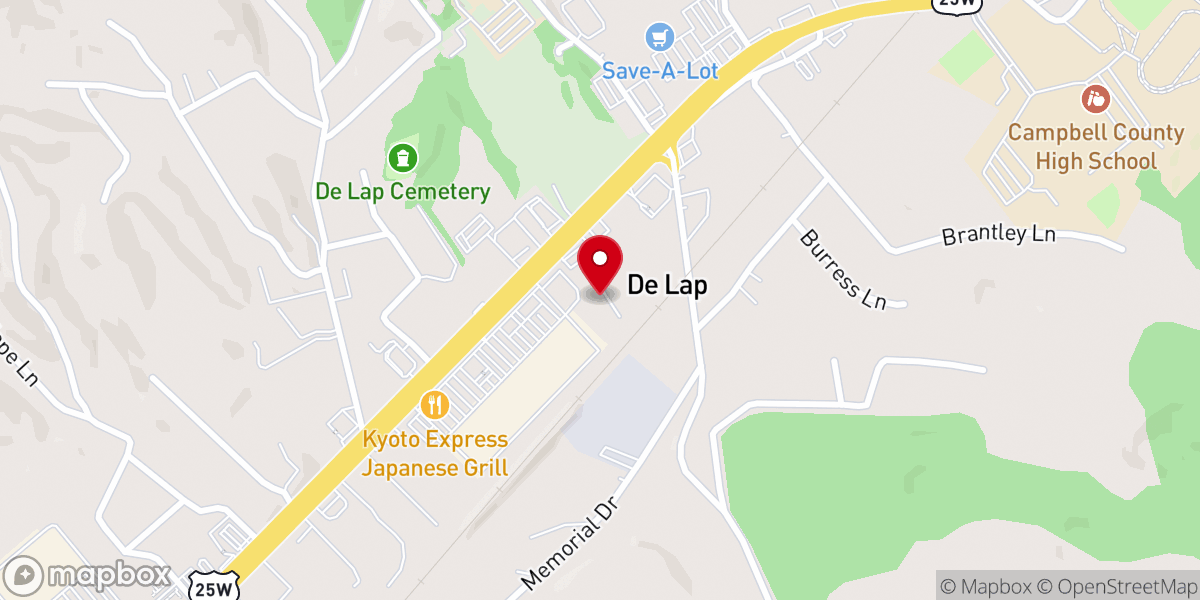 Map showing location of Calvary Christian Academy/Daycare