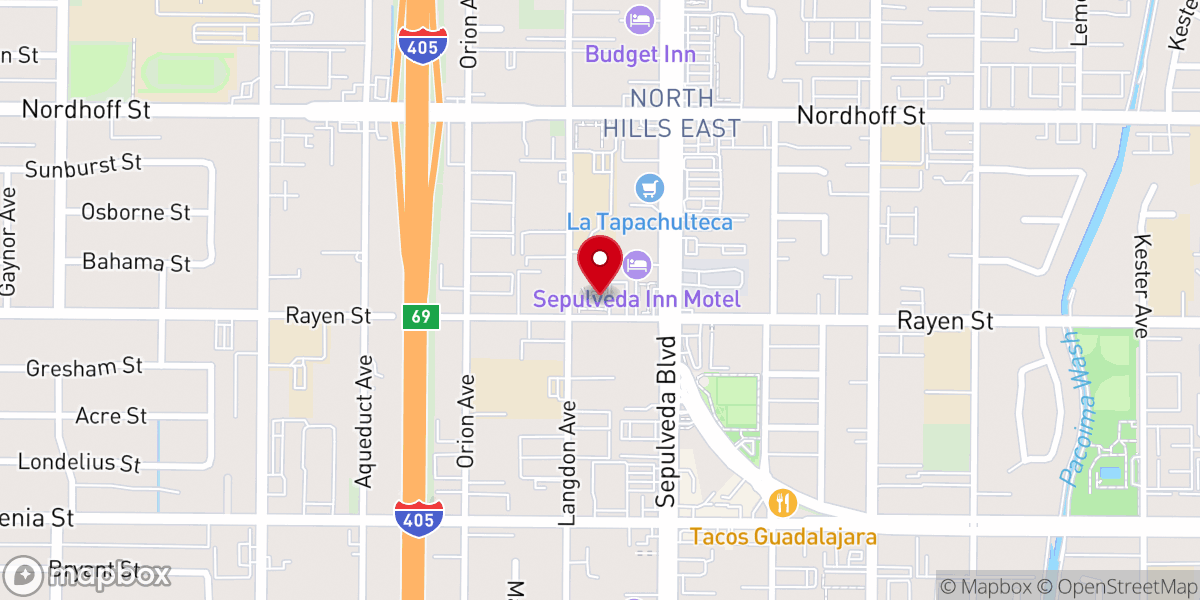 Map showing location of North Hills United Methodist Church Center