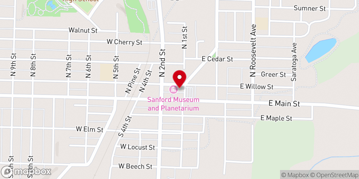 Map showing location of Memorial Presbyterian Church
