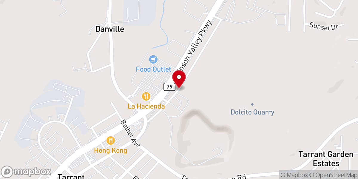 Map showing location of Greater Mount Zion Temple of Deliverance