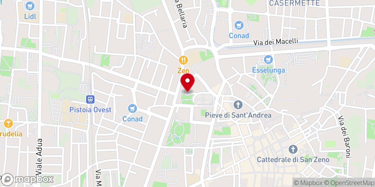Map showing location of Chiesa Ortodossa dei Santi Martiri e Confessori del XX sec.