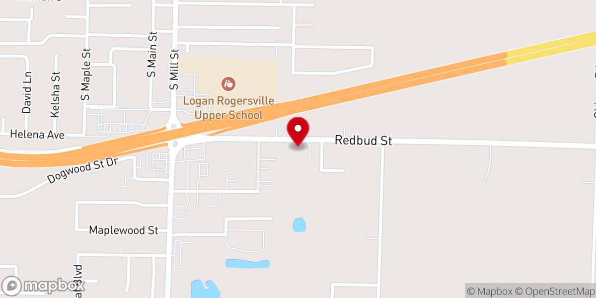 Map showing location of Harvest Community Church