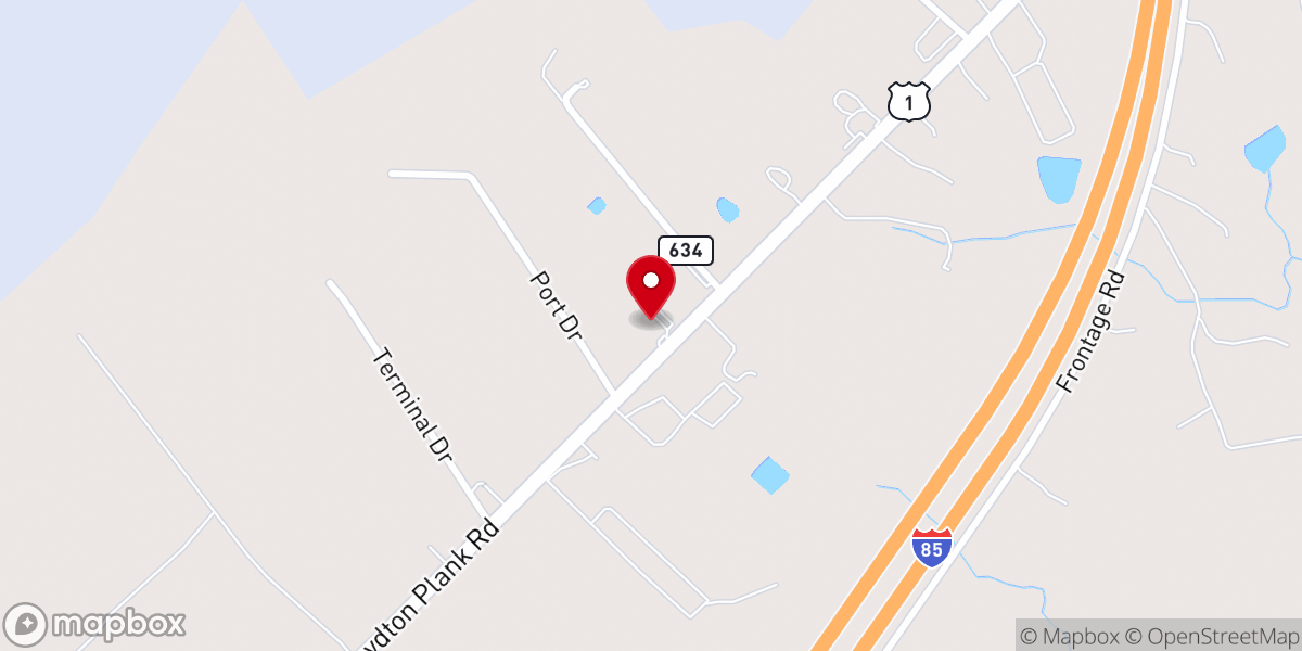 Map showing location of Emmanuel Church of God in Christ