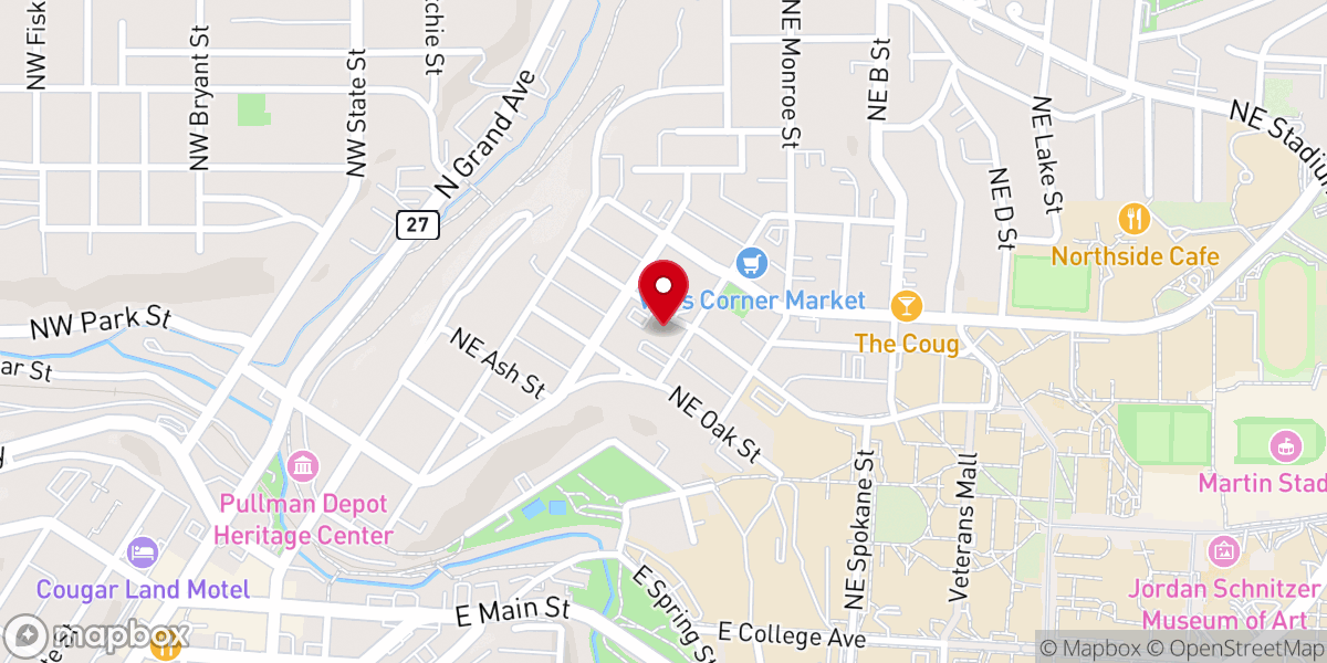 Map showing location of Community Congregational United Church of Christ
