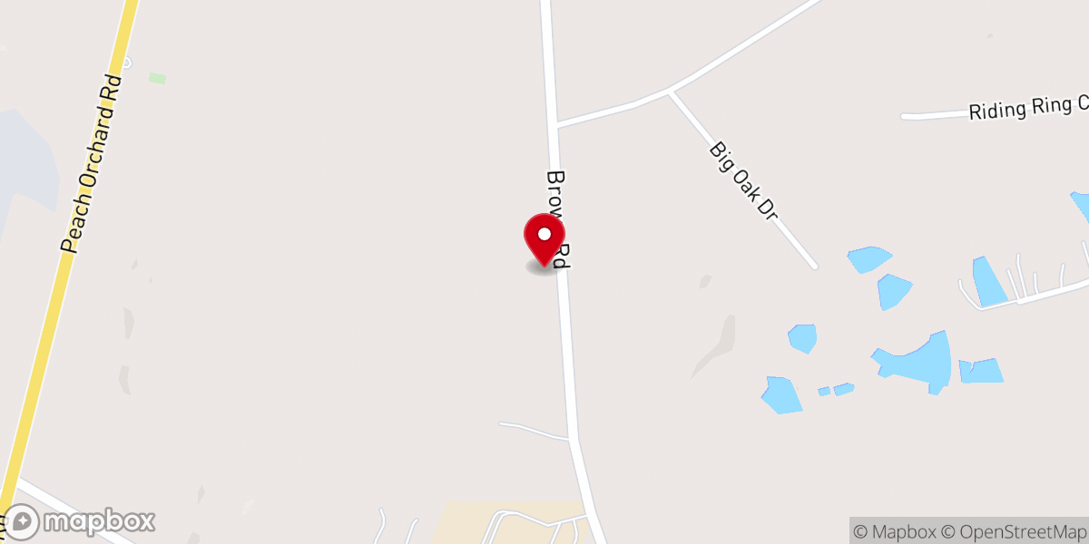 Map showing location of Abundant Life Worship Center