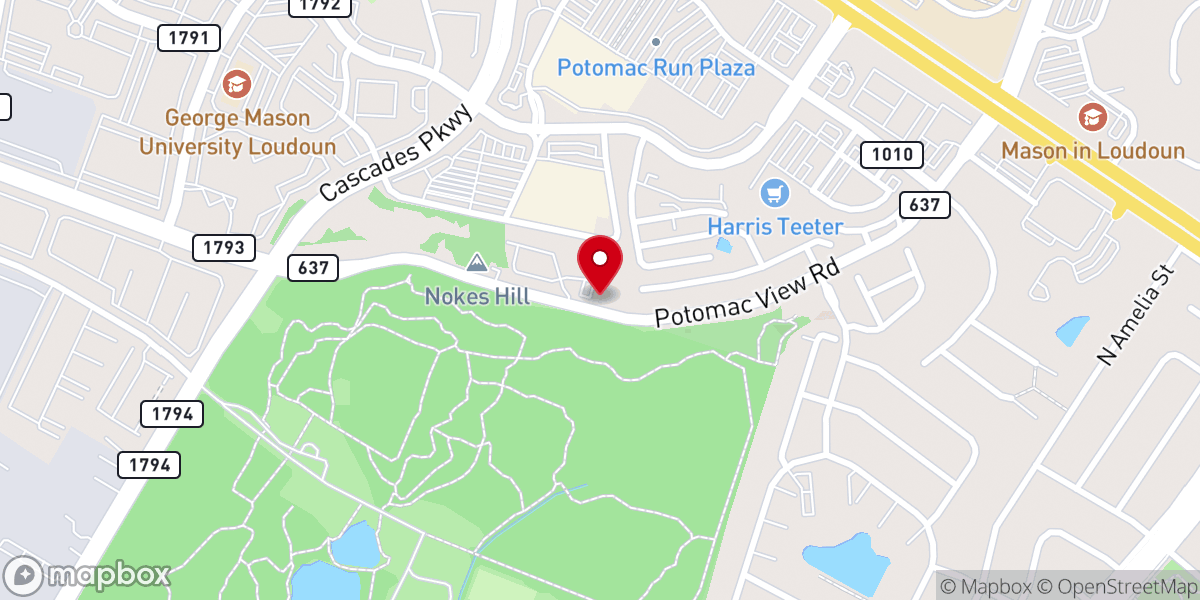 Map showing location of Iglesia Mana Del Cielo De Manassas Inc
