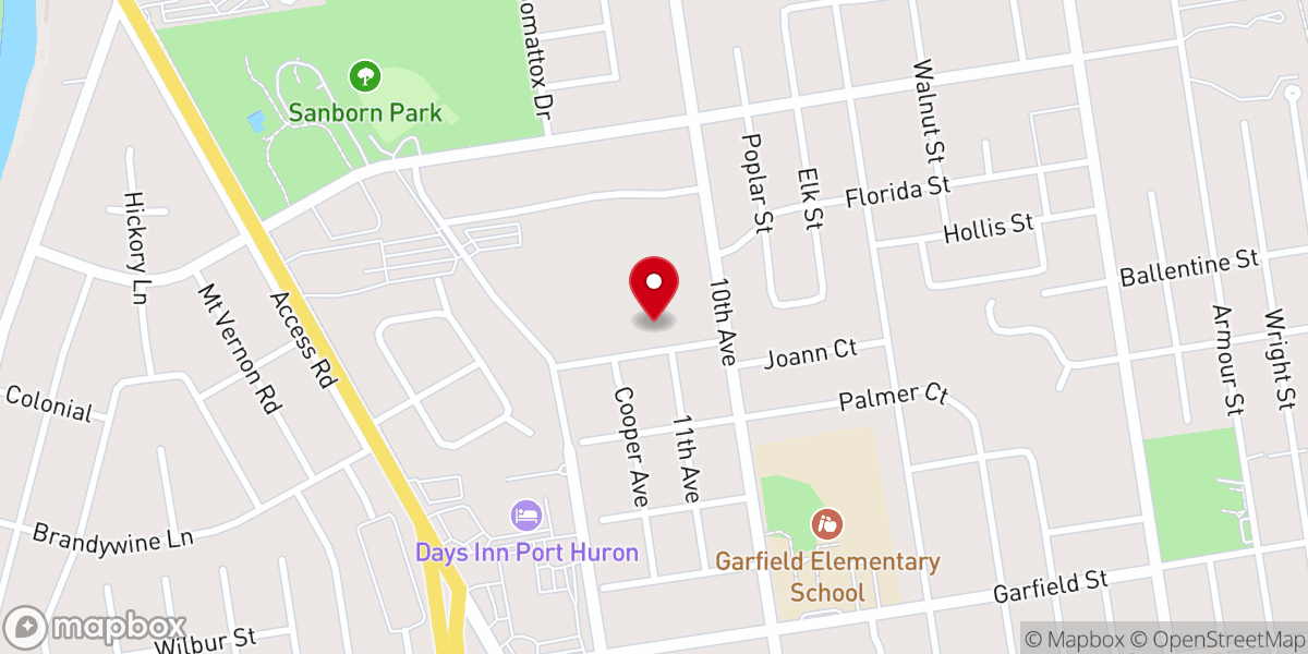 Map showing location of St Mary Catholic Community