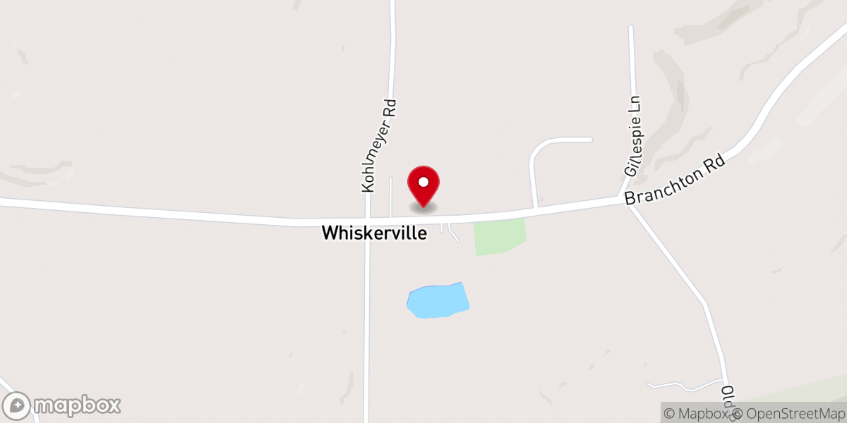 Map showing location of Ridgeville United Methodist Church