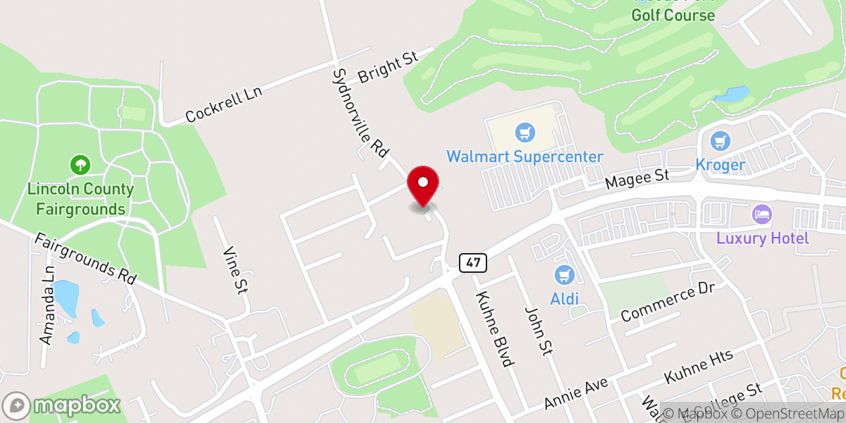 Map showing location of Pleasant Valley MIssionary Baptist Church