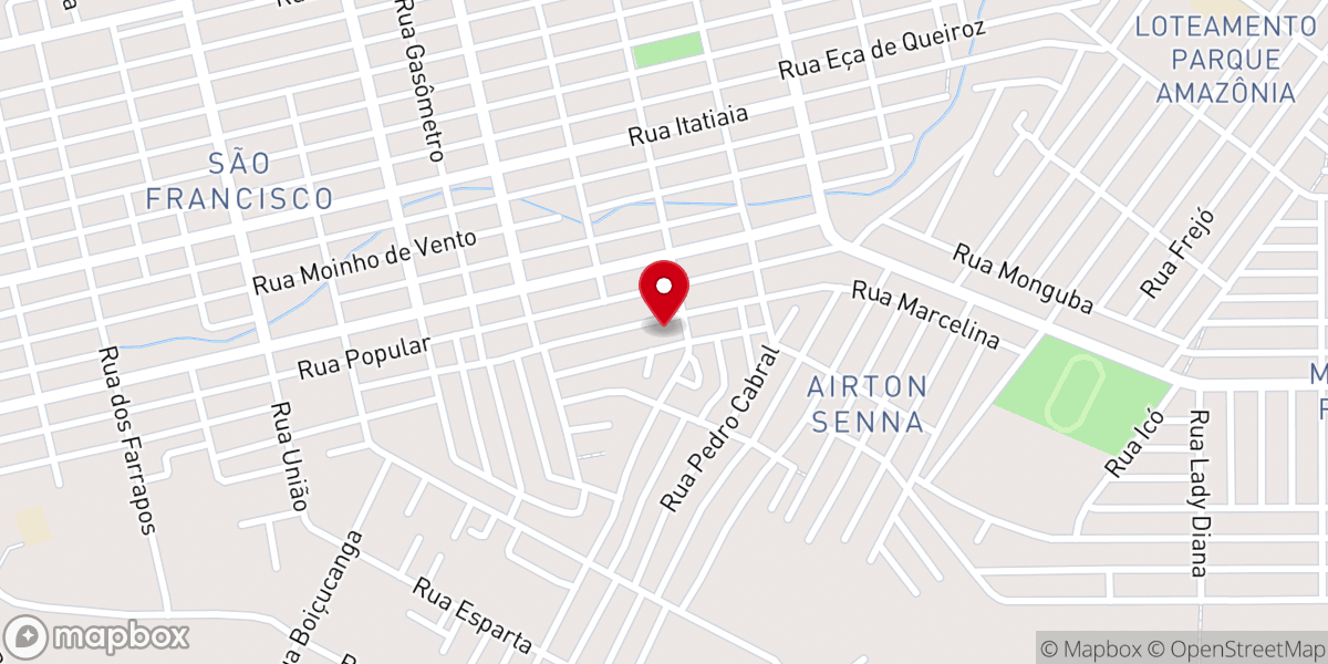 Map showing location of Igreja Pen. A Semente de Deus - PVH