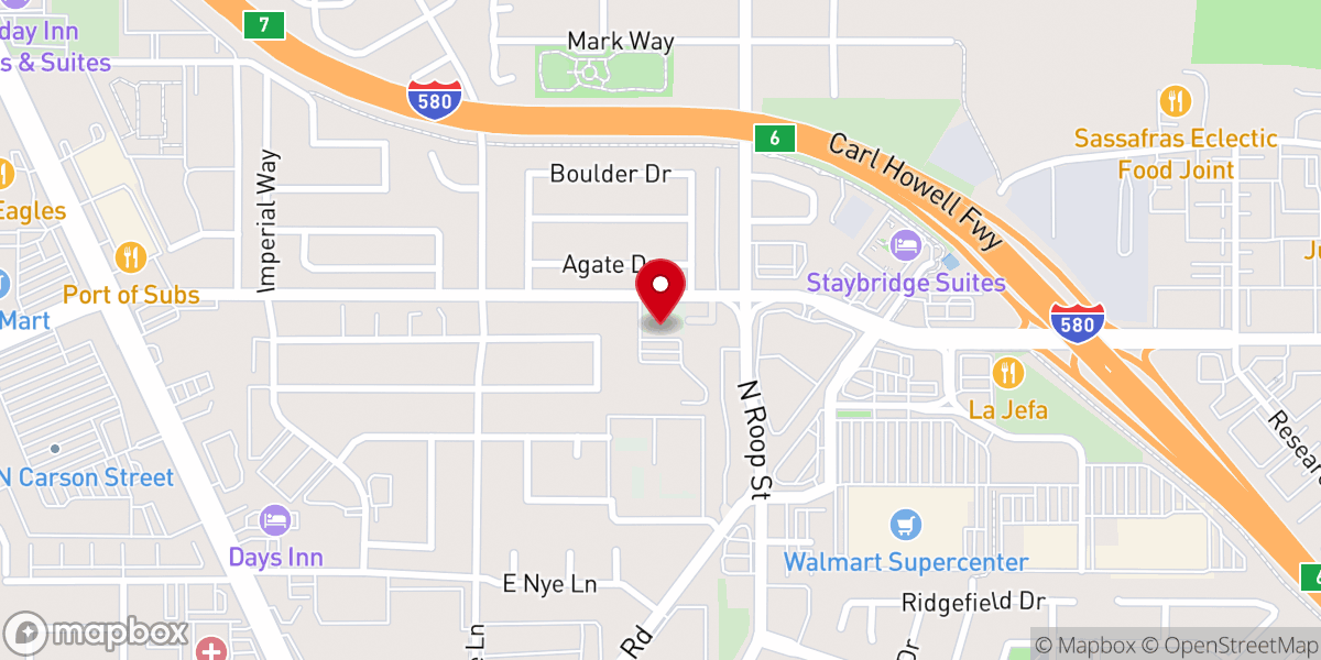 Map showing location of Seventh Day Adventist