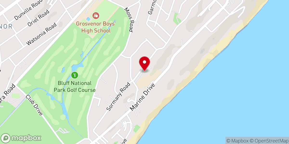 Map showing location of St. Francis Xavier Catholic Parish