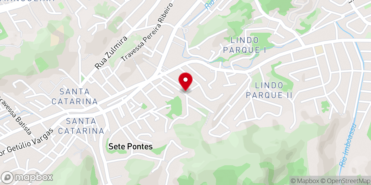 Map showing location of Capela Nossa Senhora Auxiliadora