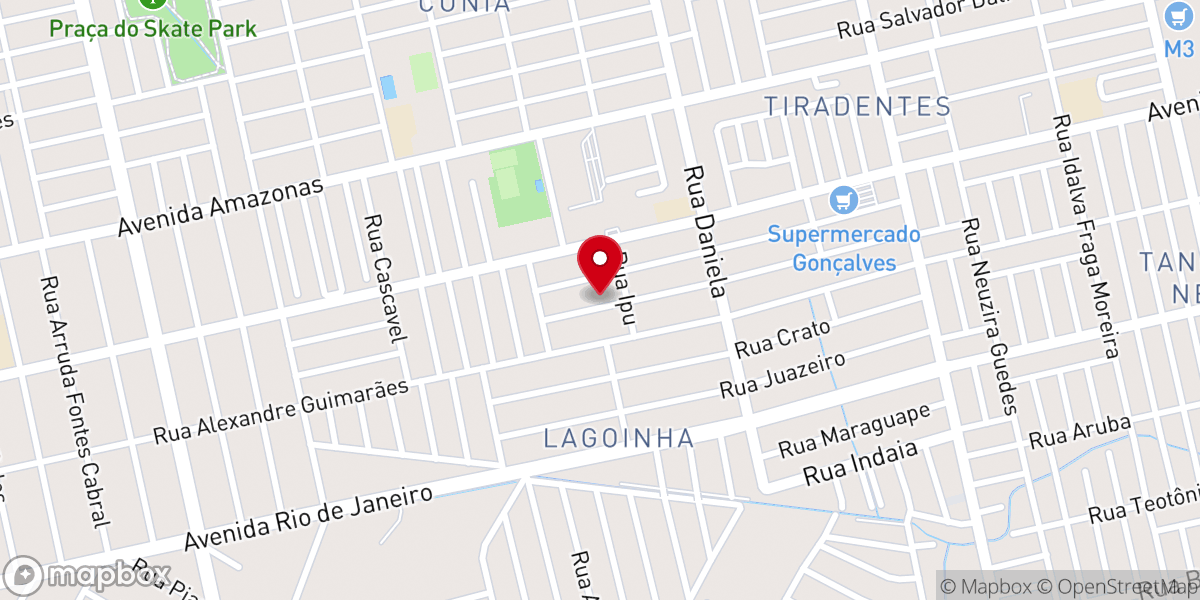 Map showing location of Comunidade Sagrada Família De Nazaré