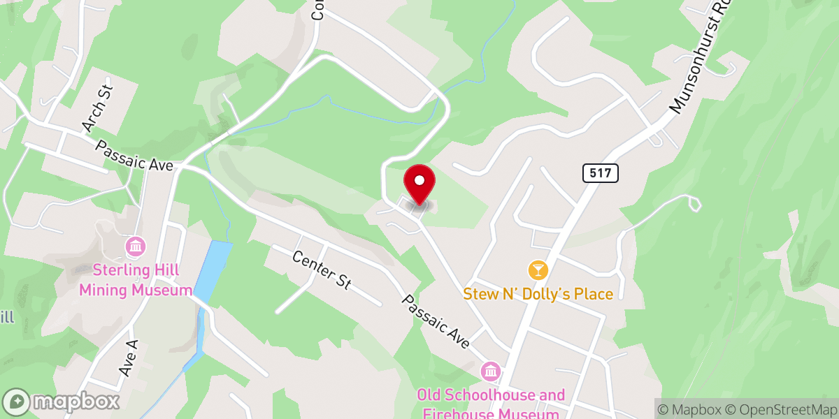 Map showing location of St Thomas of Aquin Church