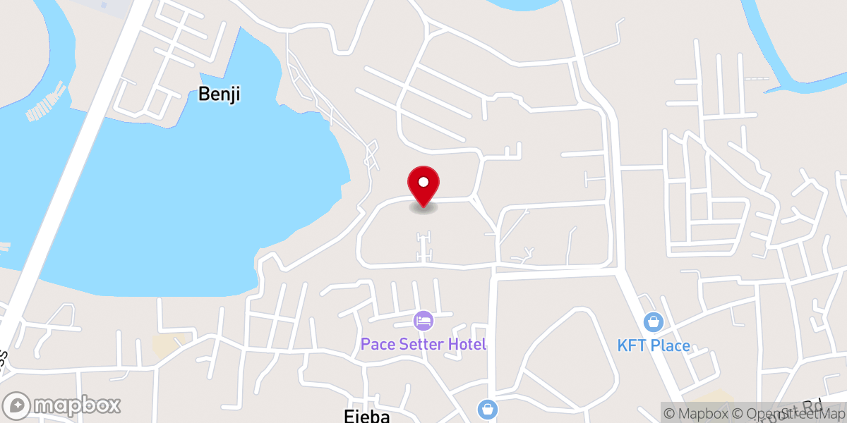 Map showing location of RCCG Fountain Of Life Zonal HQ, NNPC Housing Complex, Ekpan Warri