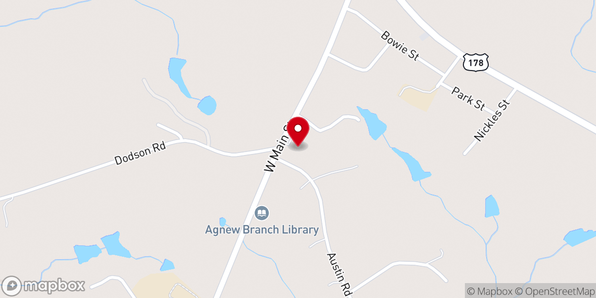 Map showing location of Donalds Church of God