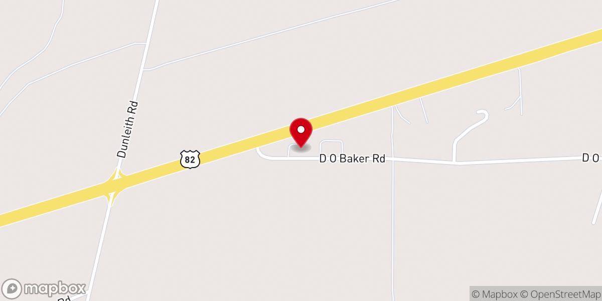 Map showing location of Leland Mennonite Church