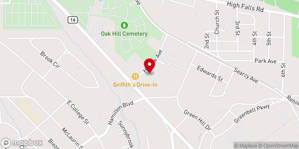 Map showing location of Shield of Faith Christn Center