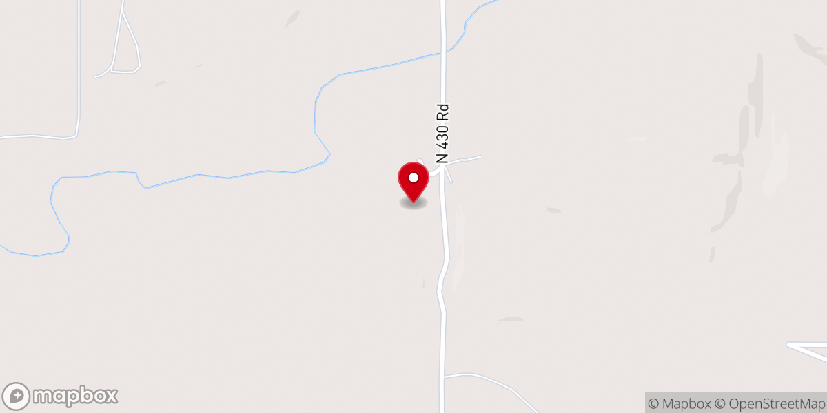 Map showing location of New Hope Church