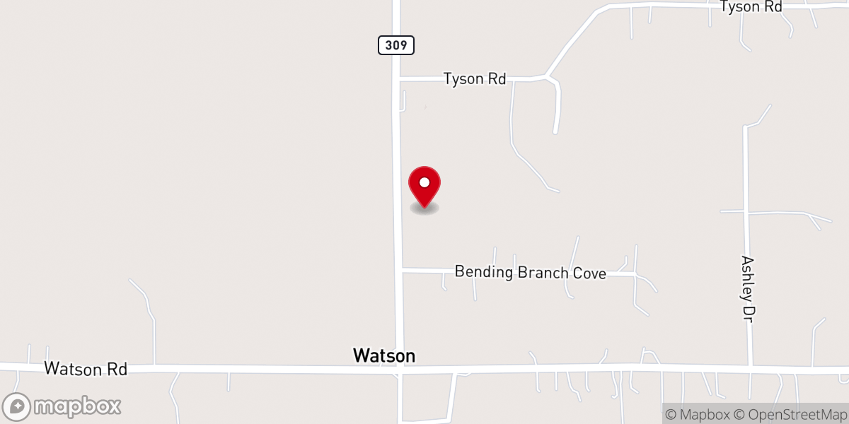 Map showing location of Crosslife church