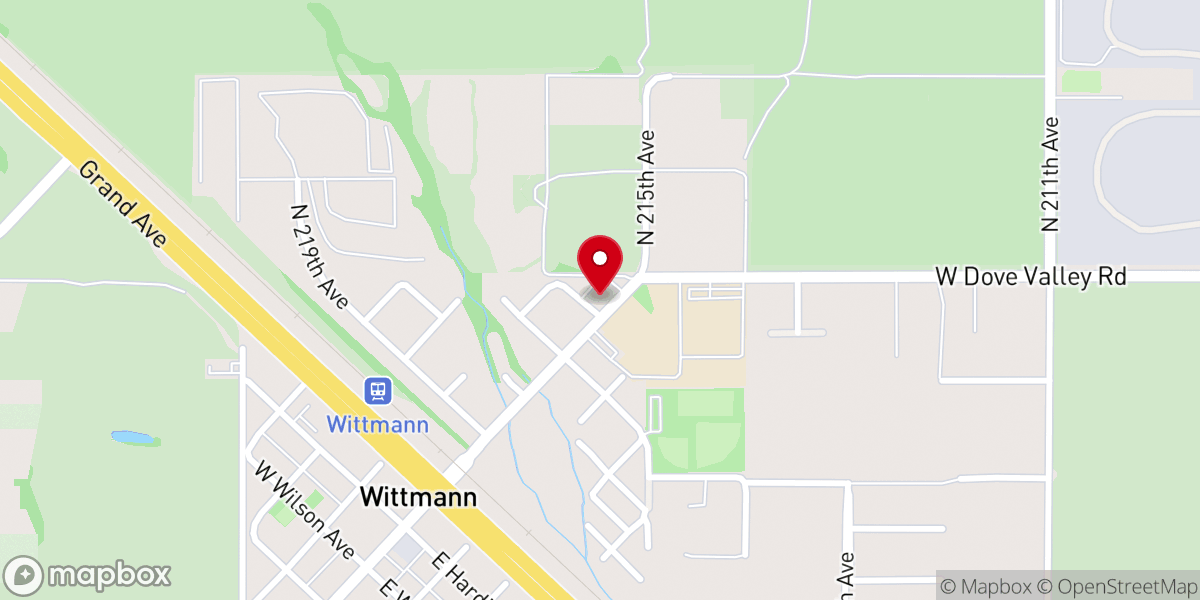 Map showing location of Wittmann AG Church
