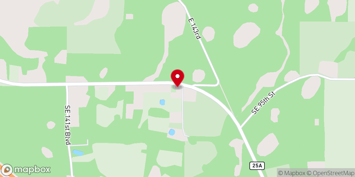 Map showing location of Sweet Home Missionary Baptist Church