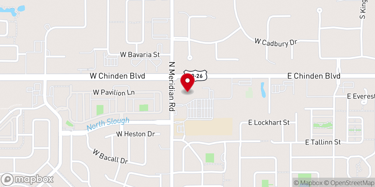 Map showing location of Holy Apostles Catholic Church