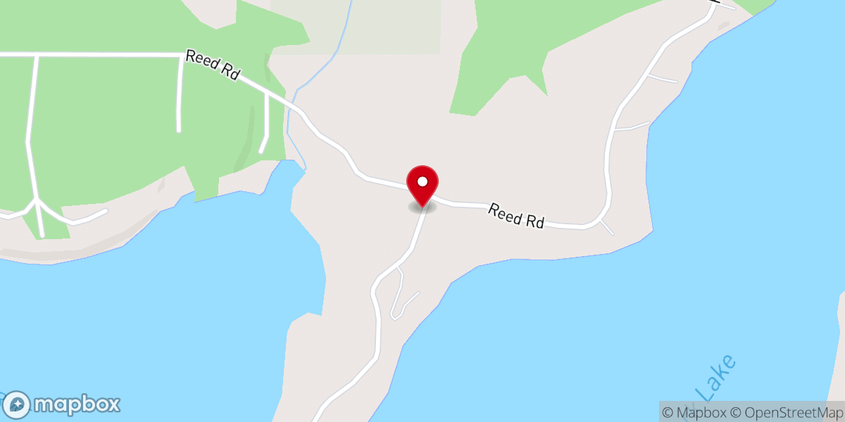 Map showing location of Chapel in the Pines