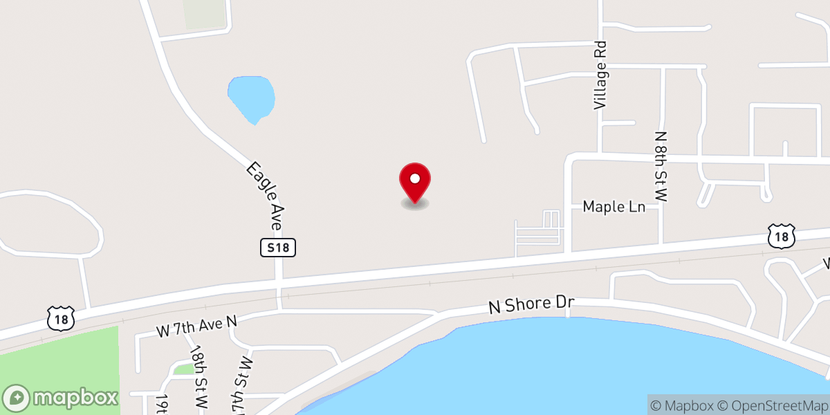 Map showing location of Evangelical Free Church