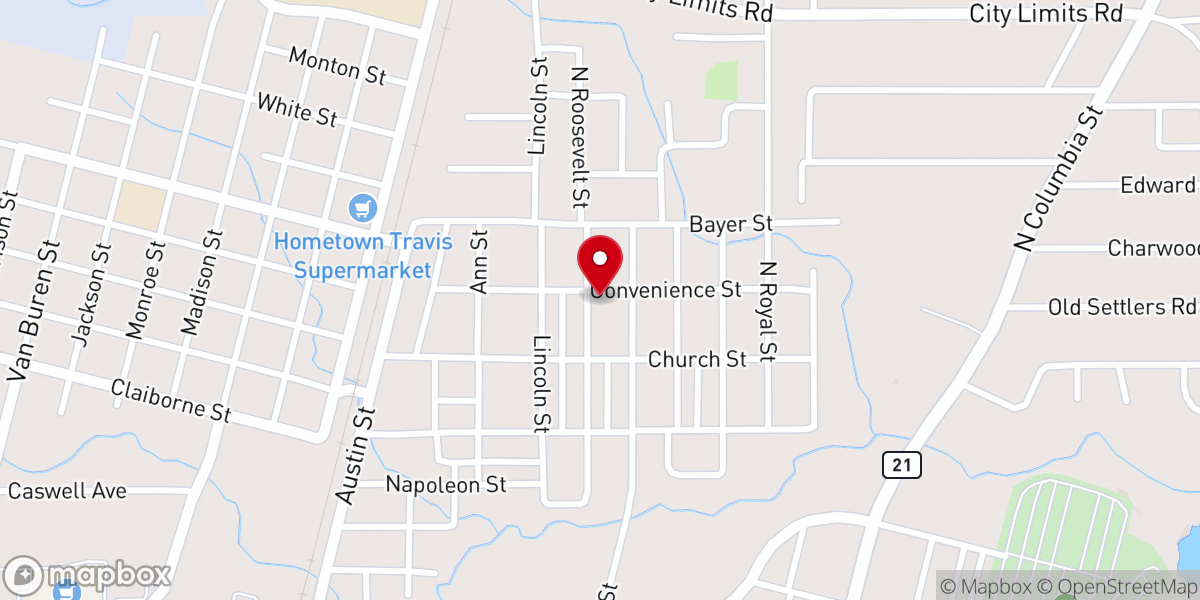 Map showing location of St John Temple Church