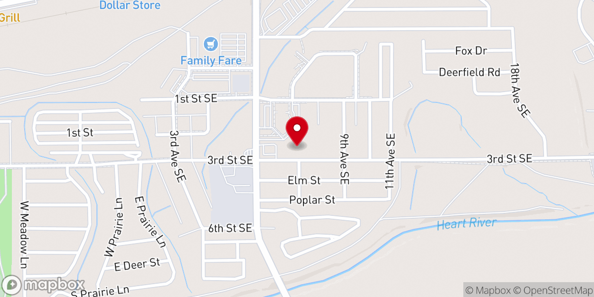 Map showing location of Spirit of Life Park