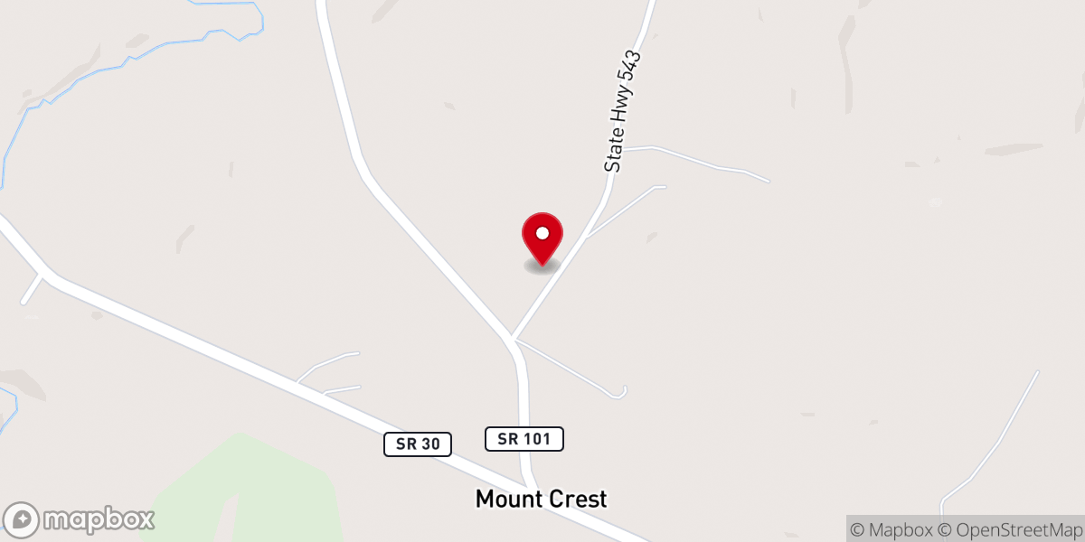 Map showing location of Wheeler Hill Church of Christ