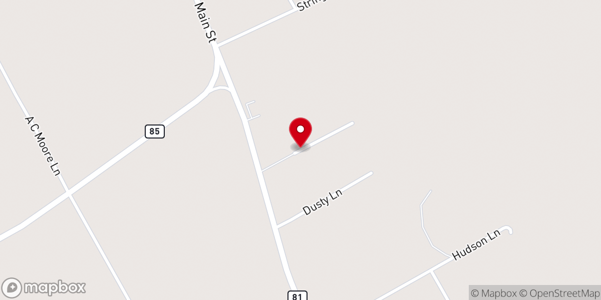 Map showing location of The Bible Way Holiness Church