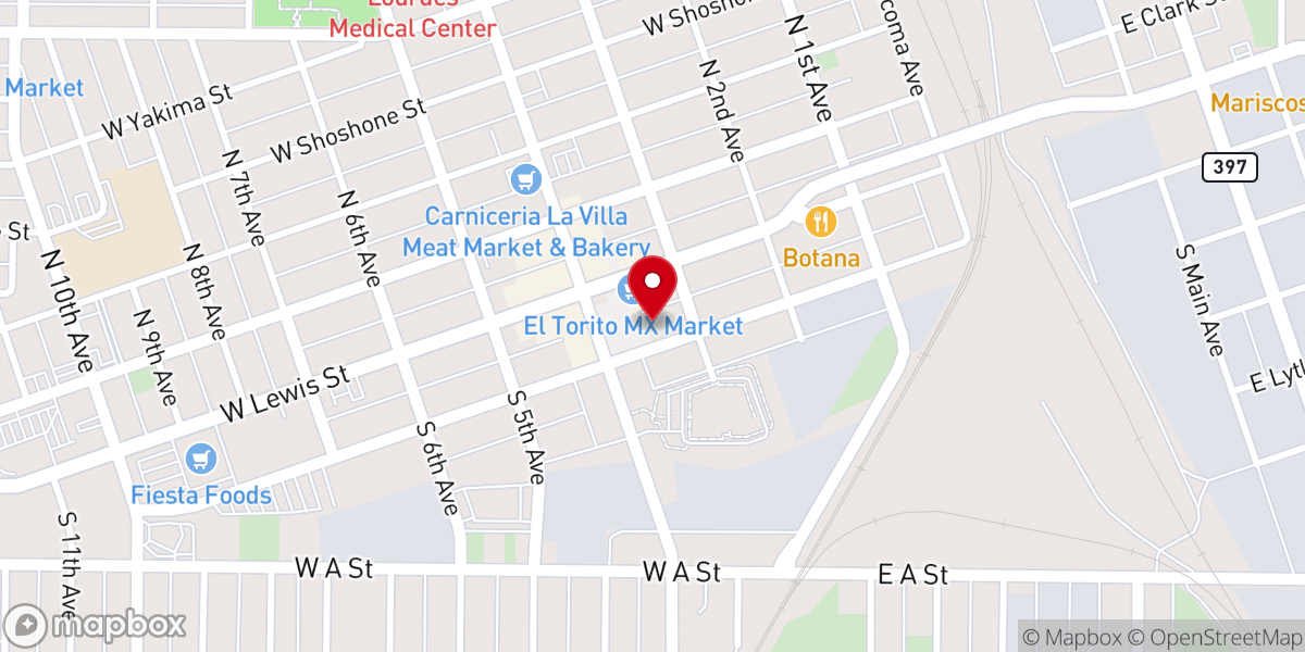 Map showing location of Casa De Dios Puerta Al Cielo