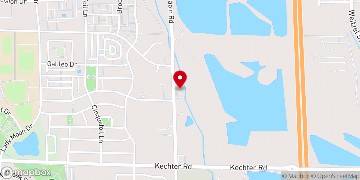 Map showing location of New Life Apostolic Church