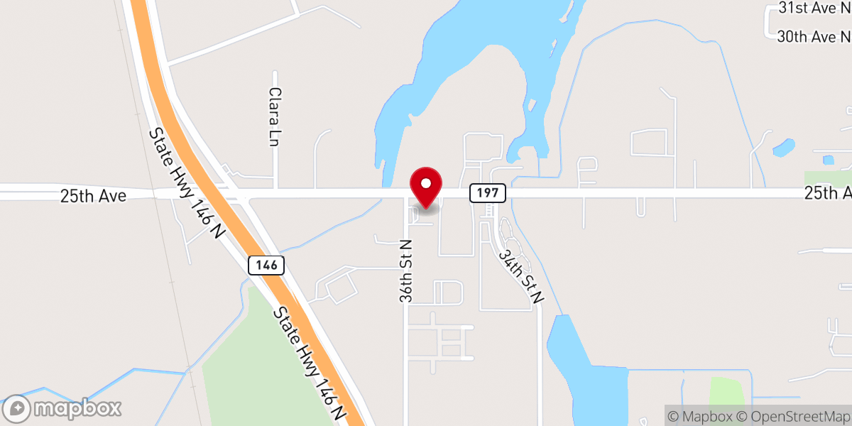 Map showing location of First Love Church
