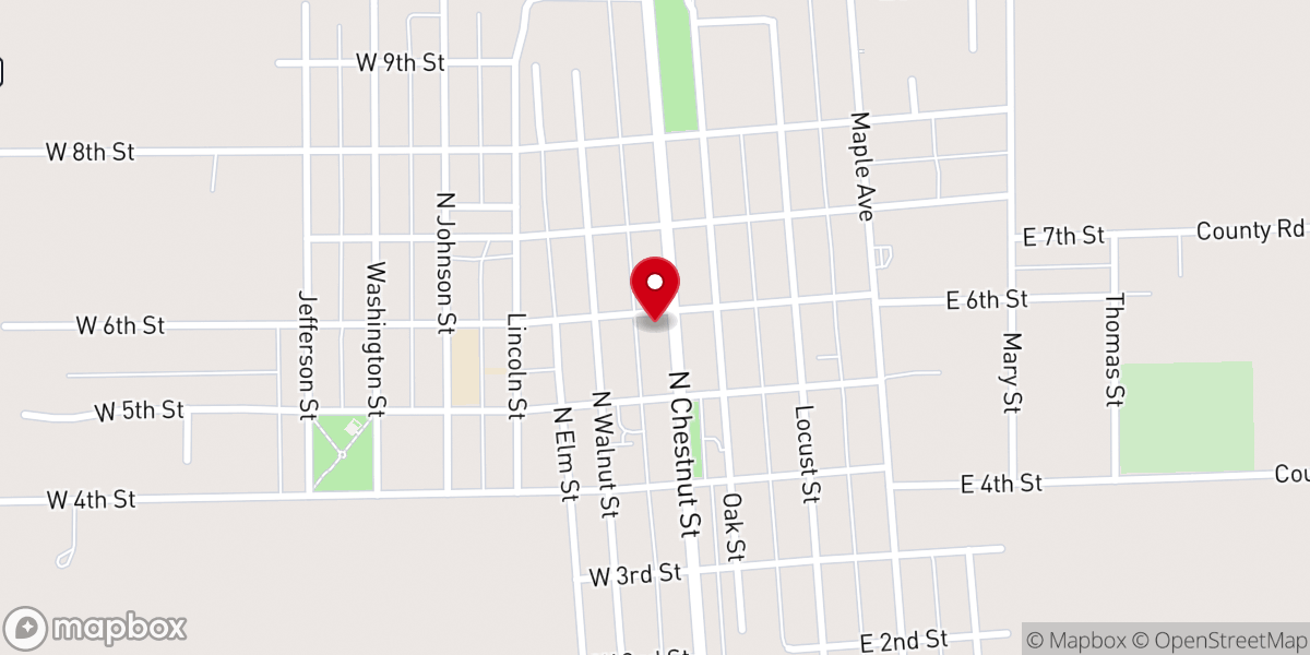 Map showing location of Redeemer Community Church