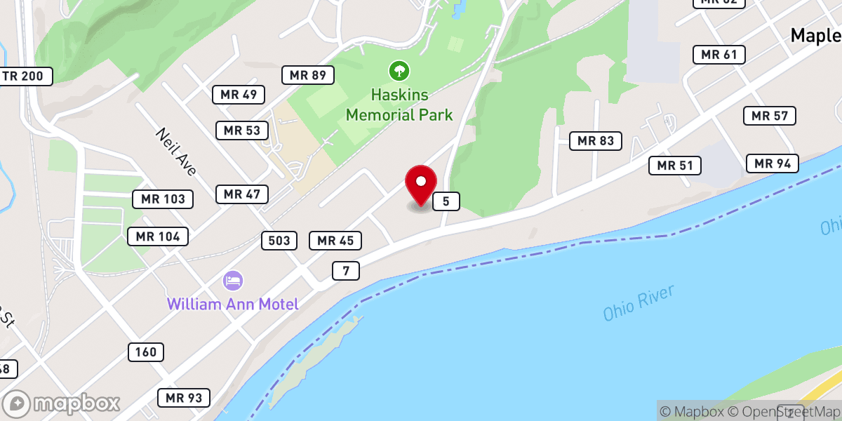 Map showing location of Nazarene Family Life Center