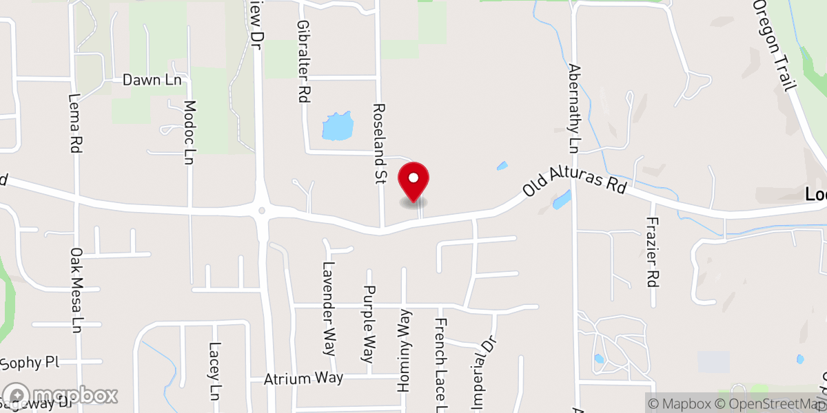 Map showing location of Saint Mark's Missionary Baptist Church