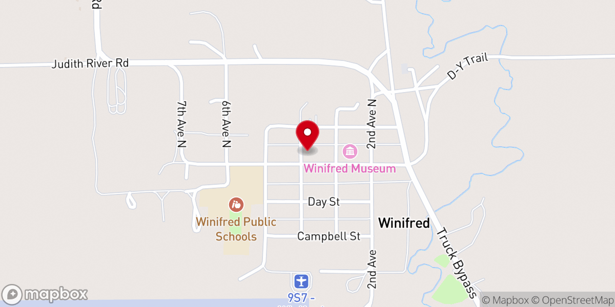 Map showing location of American Lutheran Church, LCMC